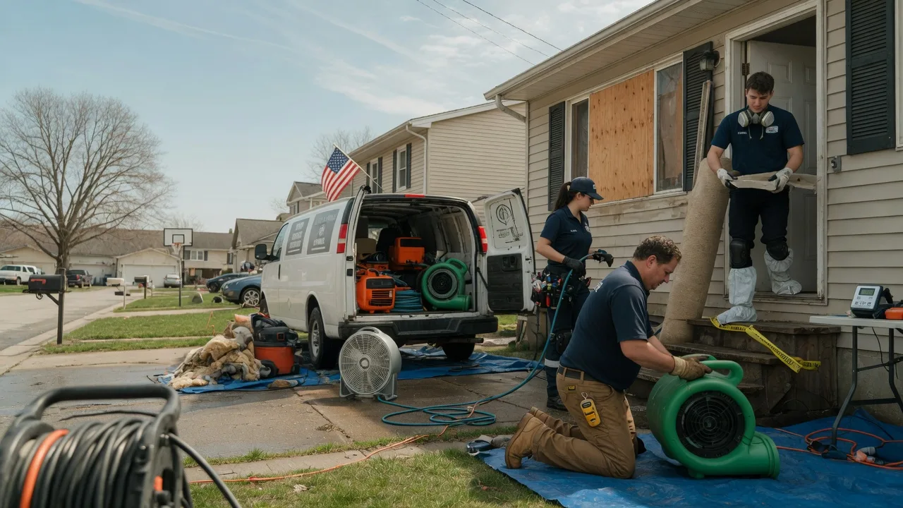 Water Damage Restoration in Charlottesville, IN near me